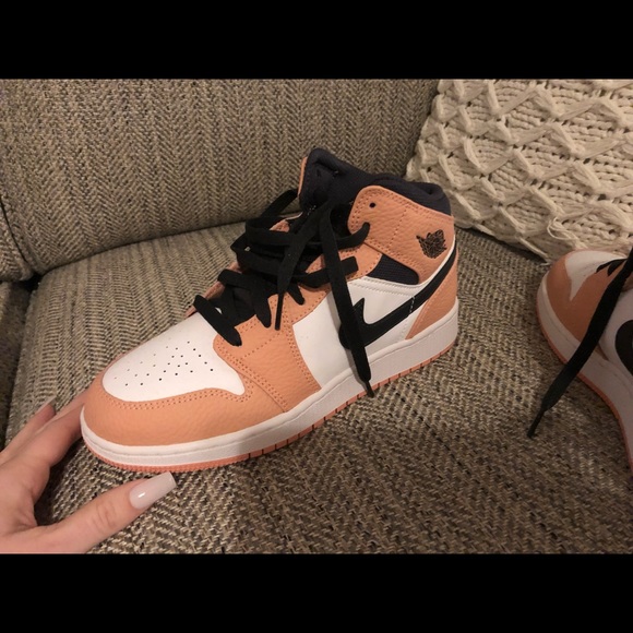 Air Jordan 1 Mid GS ‘Pink Quartz’ - Picture 5 of 5